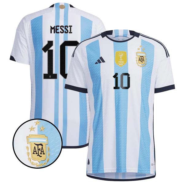 3 Sterne Thailand Trikot Argentinien Heim Messi 2022-23
